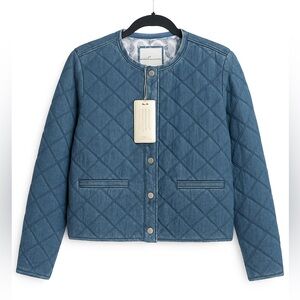 Tommy Bahama Indigo Palms Quilted Denim Jacket in Blue